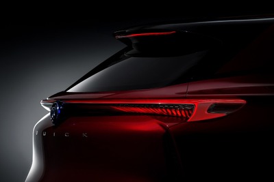 GMの電動SUVコンセプト、ティザーイメージ…北京モーターショー2018で発表へ 画像