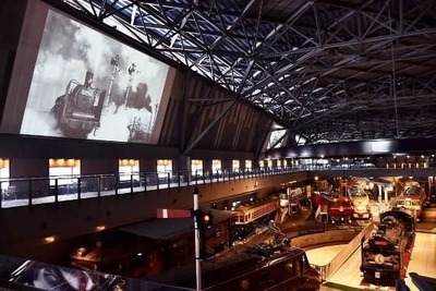 リニューアルした鉄道博物館の車両展示ゾーンがオープン…映像や音、光で車両を体感　4月26日から 画像