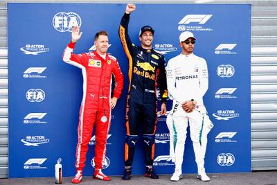 【F1 モナコGP】リカルドが自身2度目のポールポジションを獲得 画像