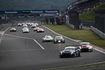 【スーパー耐久 第3戦】富士24時間レースがスタート、3号車ENDLESS GT-R が序盤をリード 画像