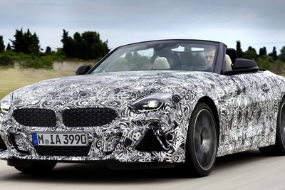 BMW Z4 新型、プロトタイプの画像公開…ソフトトップ採用が確定 画像