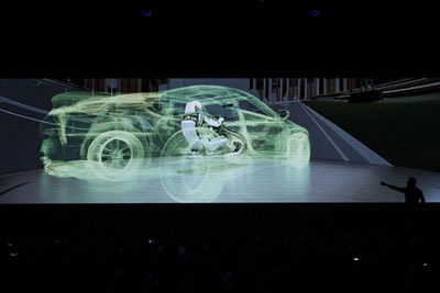 VRで人間をミニチュア自動車の車内にテレポート…エヌビディアがデモに成功 画像