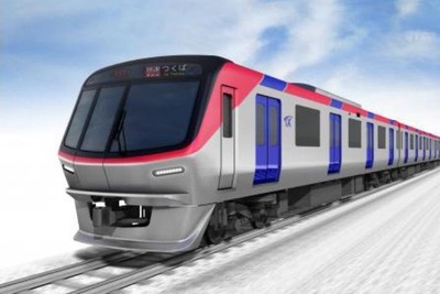 TXの新型車両、赤・青のコンセプトカラーを受け継いだ先鋭的な車体 2020年3月登場 画像
