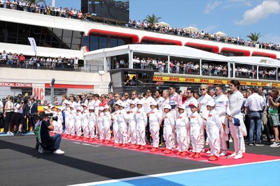 F1日本GP、決勝レース直前のグリッドに立つ子どもたちを募集 画像