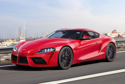 トヨタ スープラ 新型、これが市販デザインだ! プロトタイプ公開直前 画像