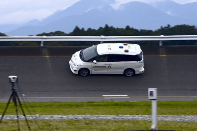 タイヤ性能試験を無人自動運転化、ブリヂストン×ZMPがプロジェクト開始 画像