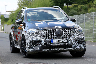 メルセデス最強のダウンサイジングターボ搭載…「AMG GLE63」次期型、ここまで見えた！ 画像