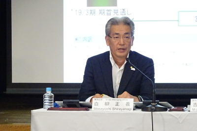 トヨタ 白柳専務「通期目標の必達に全力で」…第1四半期営業利益は19%の大幅増益 画像