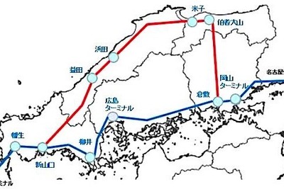 山陽本線貨物列車の迂回運行は8月28日から…名古屋-福岡間で1往復　平成30年7月豪雨 画像