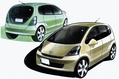 【東京ショー2001出品車】スズキ『MRワゴン』---日産との兄弟軽自動車 画像