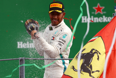 【F1 イタリアGP】ハミルトンが大逆転で今季6度目の優勝［追記あり］ 画像