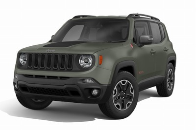 ジープ レネゲード、マットグリーンカラーの限定車発売へ 地デジチューナーも特別装備 画像