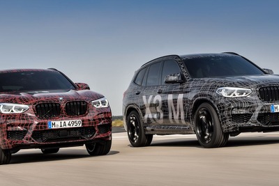 BMW X3 と X4 に初の「M」、開発プロトタイプの画像 画像