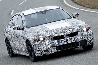 BMW 3シリーズ 次期型、開発が最終段階に…最新プロトタイプ画像 画像