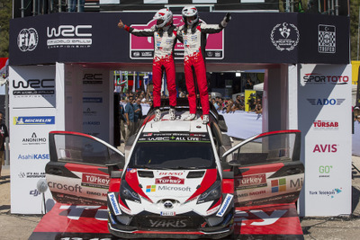 【WRC 第10戦】トルコで1-2フィニッシュ、トヨタ3連勝で今季4勝目…マニュファクチャラー王座争い首位に浮上 画像