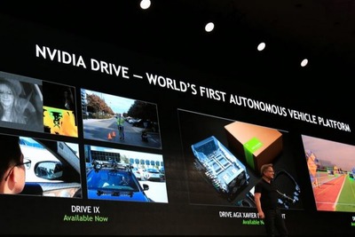 エヌビディアの最新AIコンピュータ、自動車メーカーが車内での自動運転技術の検証を可能に 画像