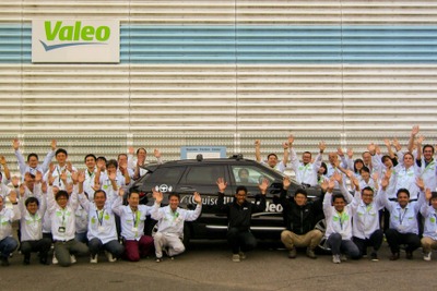 ヴァレオ、自動運転車による日本一周6700kmの旅を完走 画像