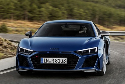 アウディ R8 に改良新型、5.2リットルV10は620馬力に強化 画像