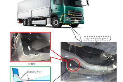 UDトラックス クオン、ラジエータホース損傷でオーバーヒートのおそれ　リコール 画像