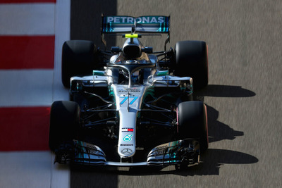 【F1 アブダビGP】シーズン最終戦の初日はバルテリ・ボッタスがトップタイムをマーク 画像