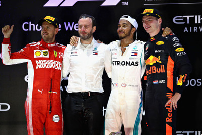 【F1 アブダビGP】全21戦の締めくくりは、王者ハミルトンが今季11勝目 画像
