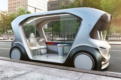 都市向けシャトルサービス、ボッシュが自動運転EVを提案へ…CES 2019 画像