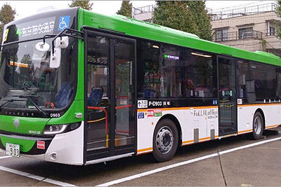 都営バス、フルフラットバスを導入…後方にある段差を解消 画像