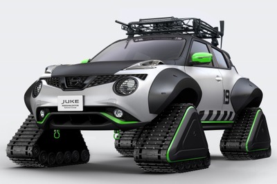 日産 ジューク がクローラー装着!…東京オートサロン2019でコンセプトカー登場へ 画像