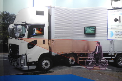 トラックの巻き込み事故防止システム、高松の中小企業と東京トラック協会が共同開発…オートモーティブワールド2019 画像
