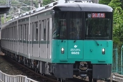 神戸市営地下鉄西神・山手線に25年ぶりの新型車…全駅ホームドア導入に向けた6000形　2月16日から 画像