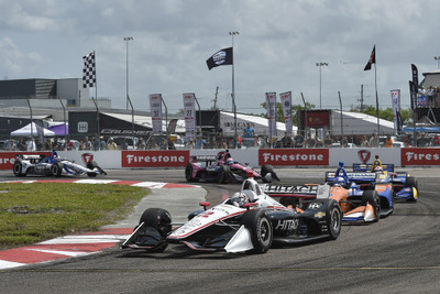 【INDYCAR 開幕戦】2年ぶりの王座狙うニューガーデンが先勝…10年目の琢磨は不運なトラブルで初戦完走ならず 画像