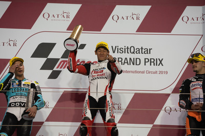 Moto3で鳥羽海渡が日本人初優勝の快挙…最軽量クラス勝利は小山知良以来12年ぶり 画像