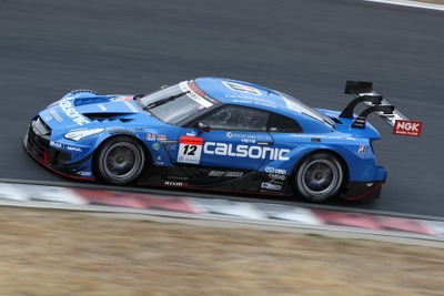 【SUPER GT 岡山テスト】開幕地での“前哨戦”、初日トップはカルソニック IMPUL GT-R…GT300クラスは初音ミクAMGが首位 画像