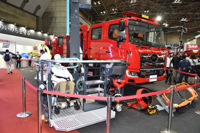 モリタの21mブーム付多目的消防ポンプ自動車、iFデザイン賞を受賞 画像