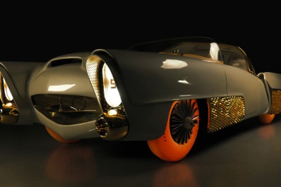 伝説のコンセプトカー『ゴールデンサハラ II』復元、発光するタイヤを装着…ジュネーブモーターショー2019 画像