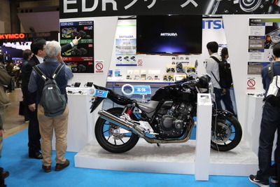 ミツバ、ETC車載器の技術をフィードバックした2輪用ドライブレコーダーを発表…東京モーターサイクルショー2019 画像