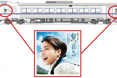 特急に広瀬すずの笑顔…『スーパーとかち』にNHK朝ドラ『なつぞら』のステッカー 4月15日から 画像