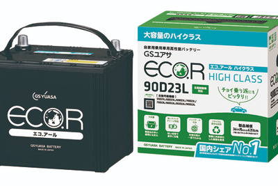 GSユアサ、充電制御車対応の新バッテリー「ECO.Rハイクラス/スタンダード」発売へ 画像