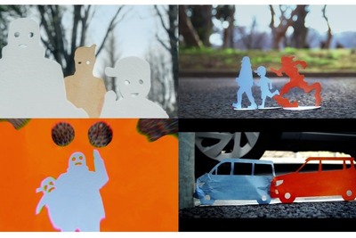 「あおり運転」の恐怖、紙人形を使ったストップモーションアニメで表現［動画］ 画像
