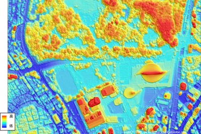 NTTデータとRESTEC、デジタル3D地図を開発 画像