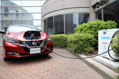 日産と伊勢市、EVを活用した災害時の電力供給で協力 リーフの無償貸与など 画像