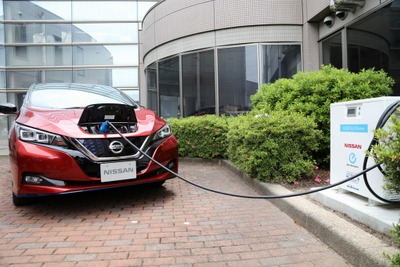 日産と伊勢市、EVを活用した災害時の電力供給で協力　リーフの無償貸与など 画像