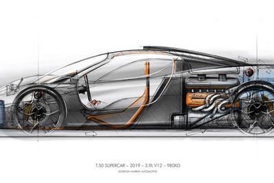 ゴードン・マレー、新型スーパーカー開発へ…980kgの軽量ボディに650馬力 画像