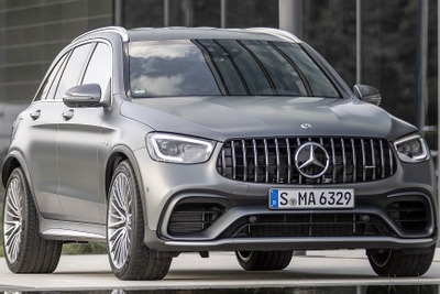 メルセデスベンツ GLC 改良新型に最強の「AMG63」、510馬力で最高速280km/h…欧州発売 画像