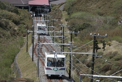 箱根・十国峠のケーブルカーで逆走トラブル…進行方向の切換えを失念 7月2日発生 画像