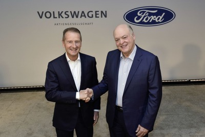 VWとフォードモーター、提携を拡大…自動運転車やEVの分野にも 画像
