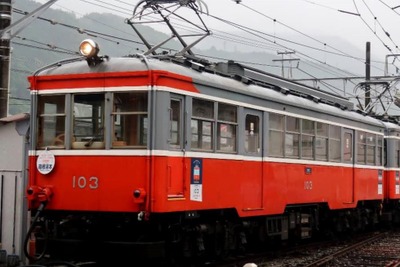 箱根登山鉄道最後の吊掛け式、もう1両は埼玉県の工業大学へ…7月引退のモハ103号 画像