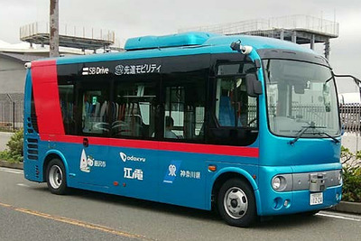 小田急とSBドライブ、江の島周辺公道で自動運転バス実証実験を実施　8月21-30日 画像