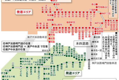 四国周遊往復割引…阪神岡山発、7000円お得 画像