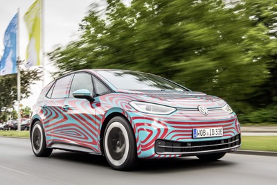 VWのEV『ID.3』、204馬力モーター＋後輪駆動に…フランクフルトモーターショー2019で発表へ 画像